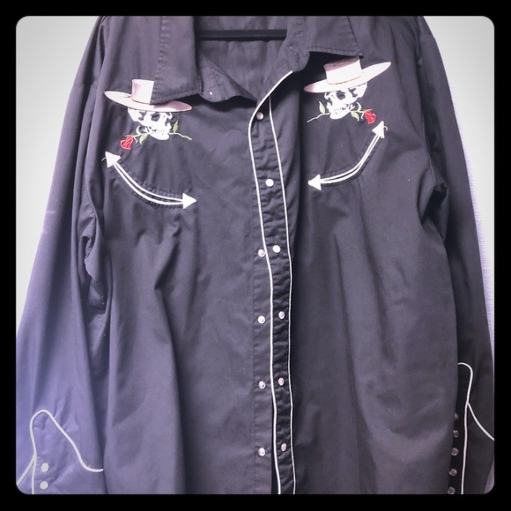 Black Western Shirt